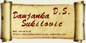 Damjanka Šukilović vizit kartica